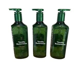 Bath & Body Works Vanilla Buttermint Cleansing Gel Hand Soap x3